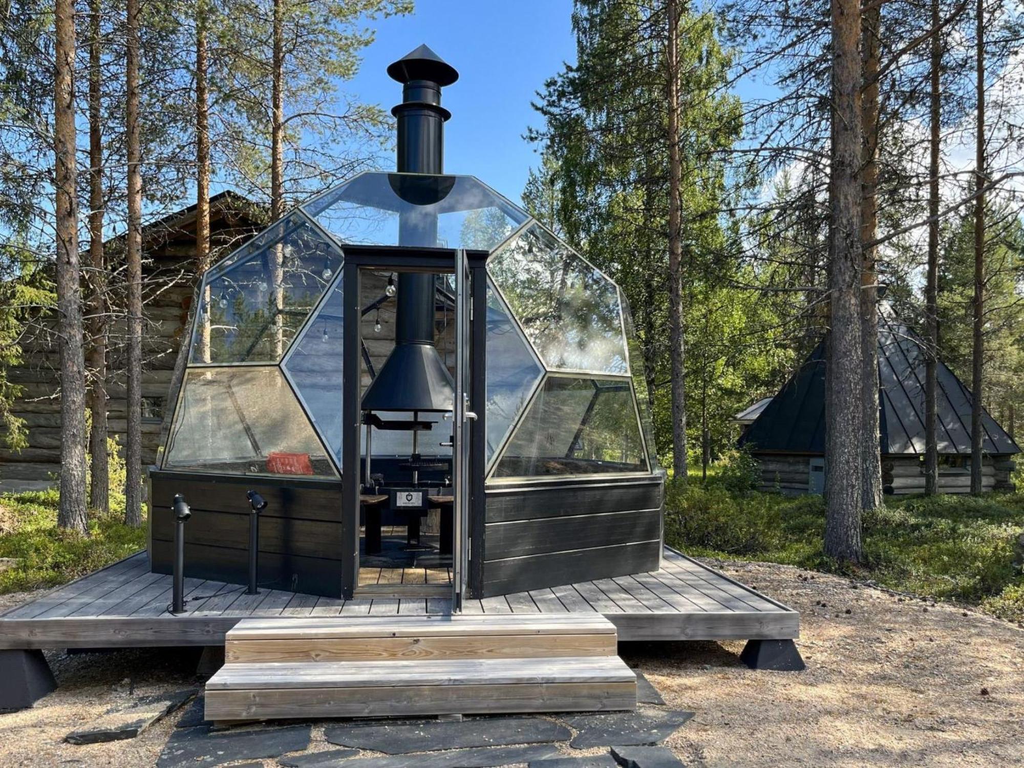 Holiday Home Samruam B Aurora Cabin By Interhome Salla Bagian luar foto